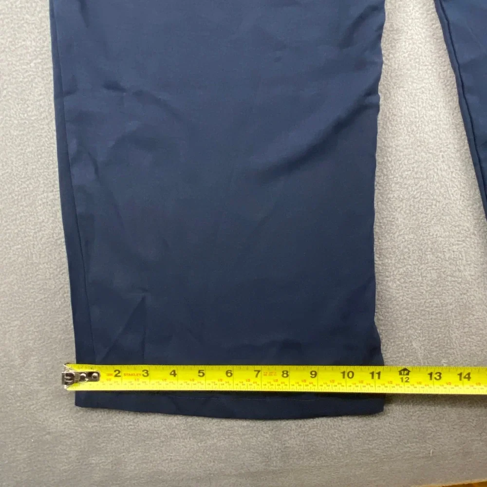 Navy Blue Wide Leg Sleeveless V-Neck Jumpsuit‎ with Pockets M1H143 Small